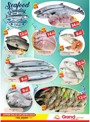 Seafood Sunday - Grand Hyper Al Khail Mall
