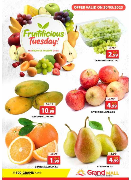 Fruitilicious Tuesday - Grand Mall Sharjah