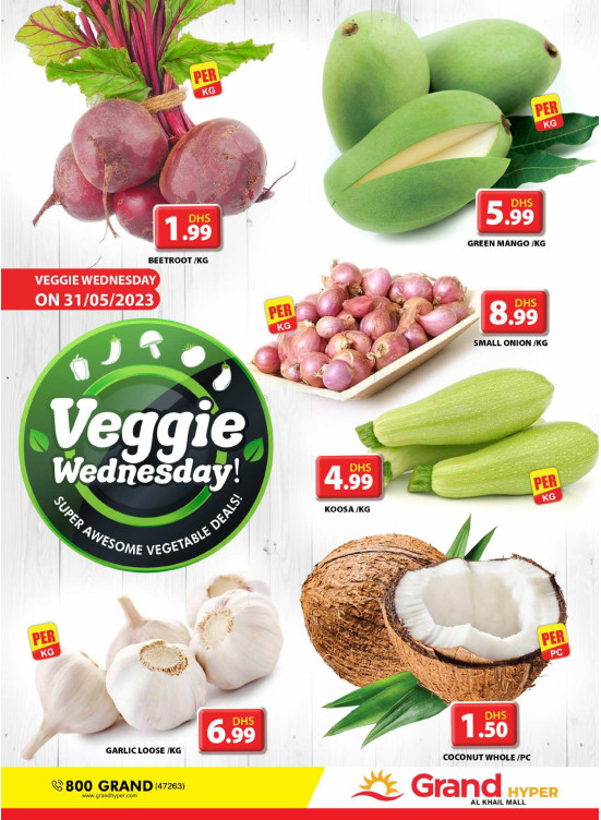 Veggie Wednesday - Grand Hyper Al khail Mall
