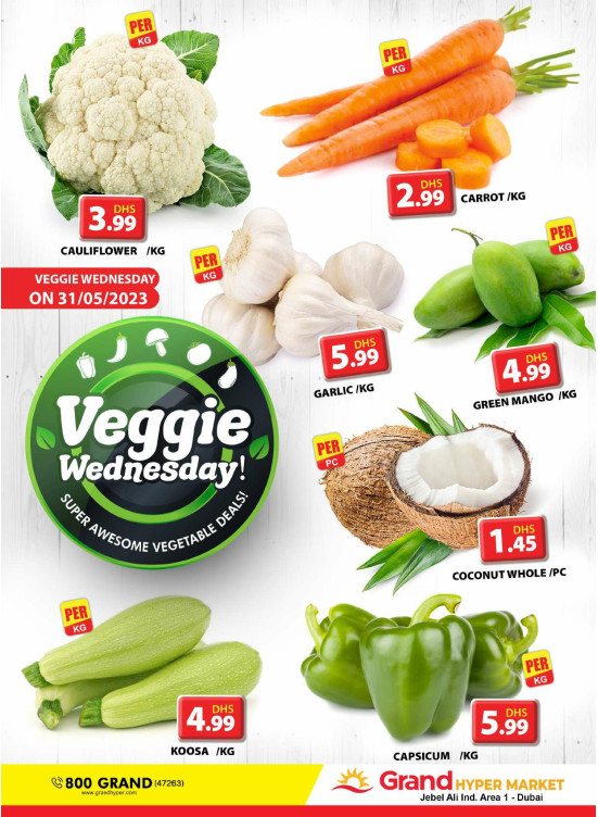 Veggie Wednesday - Grand Hypermarket Jebel Ali