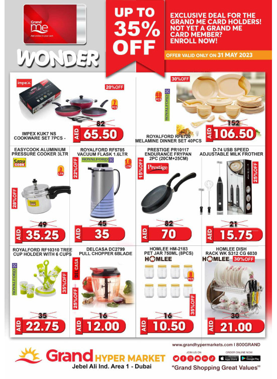 Wonder Deals - Grand Hypermarket Jebel Ali