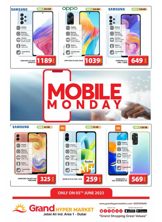 Monday Deals - Grand Hypermarket Jebel Ali