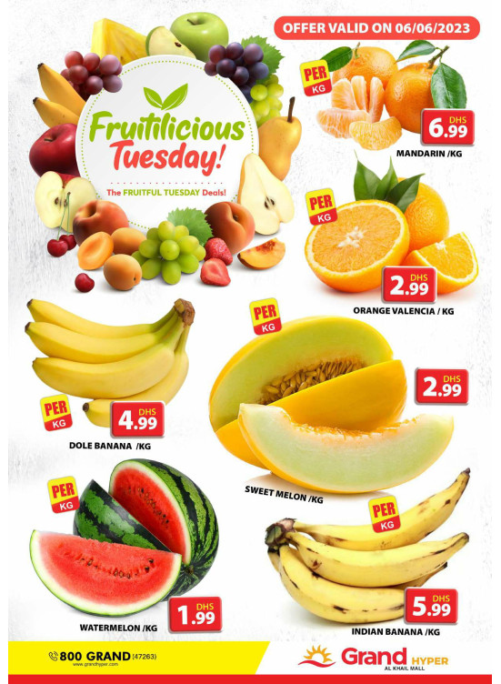 Fruitilicious Tuesday - Grand Hyper Al Khail Mall