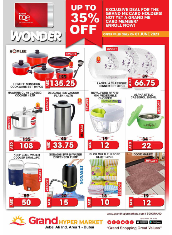 Wonder Deals - Grand Hypermarket Jebel Ali