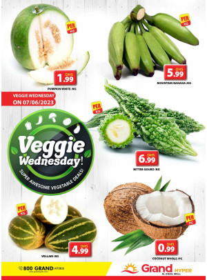 Veggie Wednesday - Grand Hyper Al khail Mall