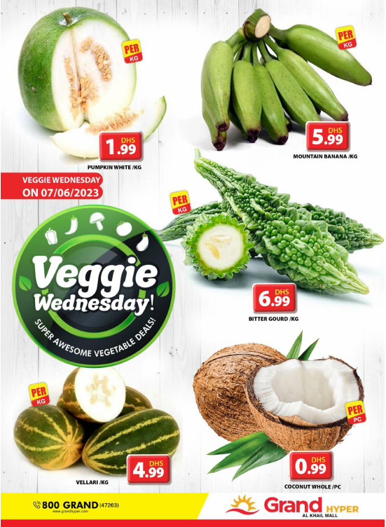 Veggie Wednesday - Grand Hyper Al khail Mall