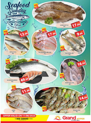 Seafood Sunday - Grand Hyper Al Khail Mall