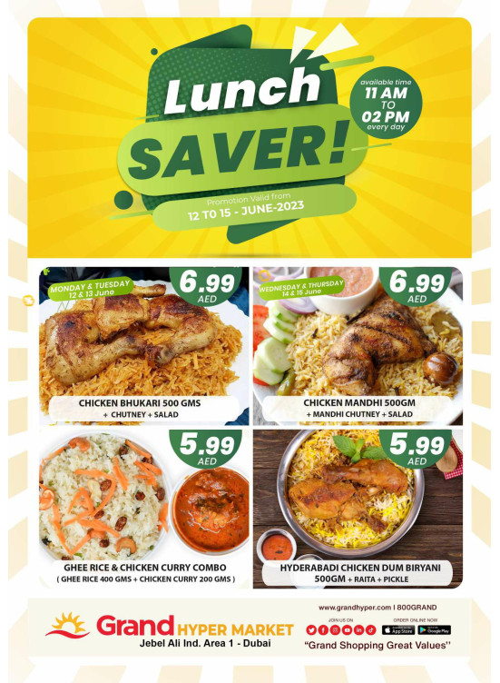 Lunch Saver - Grand Hypermarket Jebel Ali