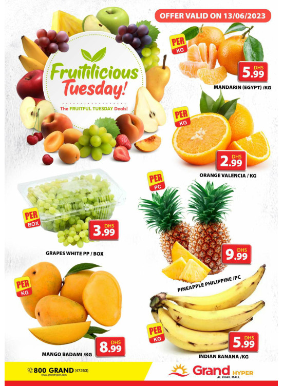 Fruitilicious Tuesday - Grand Hyper Al Khail Mall
