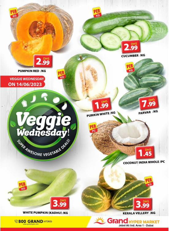 Veggie Wednesday - Grand Hypermarket Jebel Ali