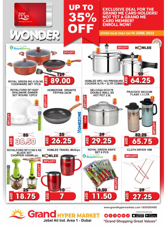 Wonder Deals - Grand Hypermarket Jebel Ali