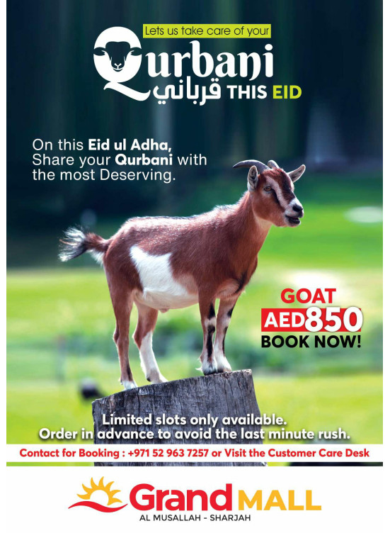 Eid Deals - Grand Mall Sharjah