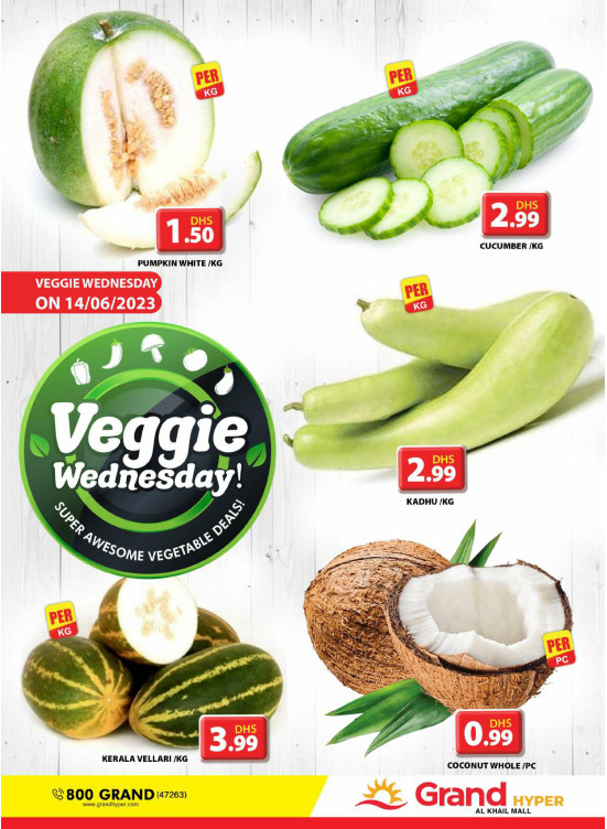 Veggie Wednesday - Grand Hyper Al khail Mall