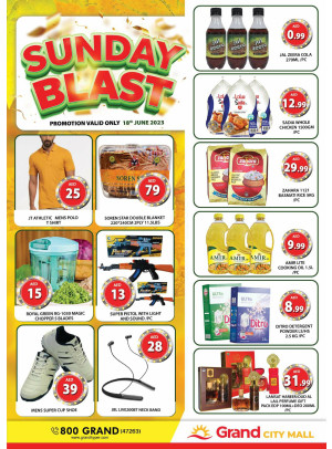 Sunday Blast - Grand City Mall