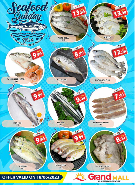 Seafood Sunday - Grand Mall Sharjah