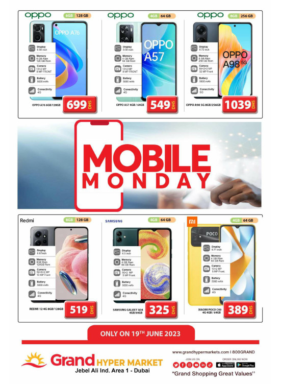 Monday Deals - Grand Hypermarket Jebel Ali