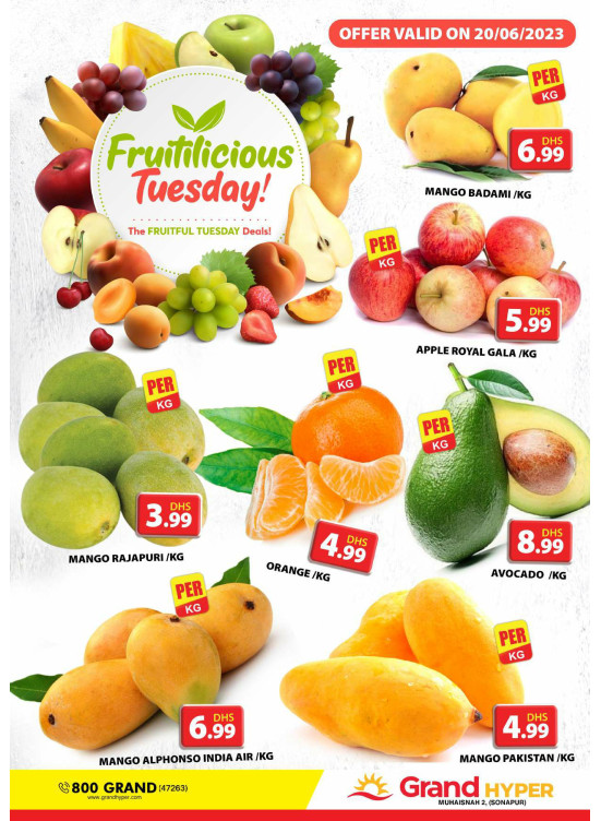 Fruitilicious Tuesday - Grand Hyper Muhaisnah