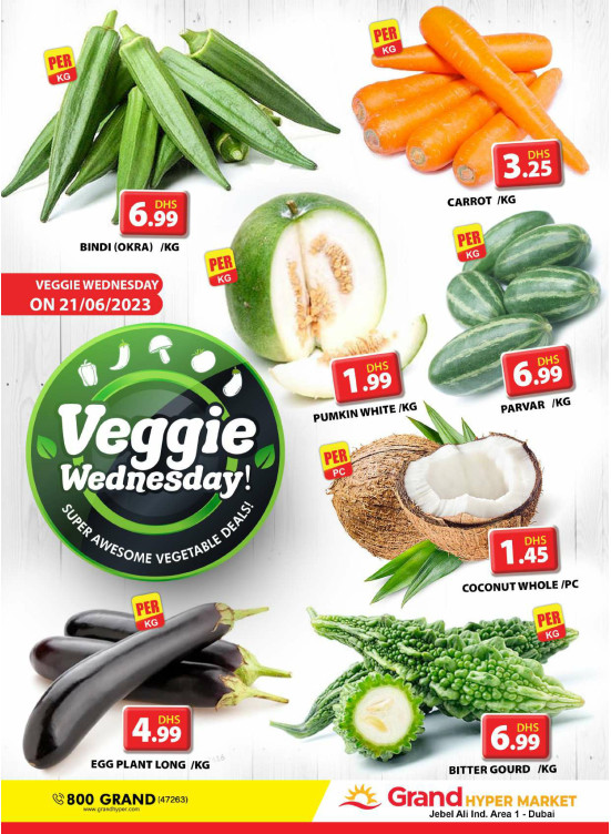 Veggie Wednesday - Grand Hypermarket Jebel Ali