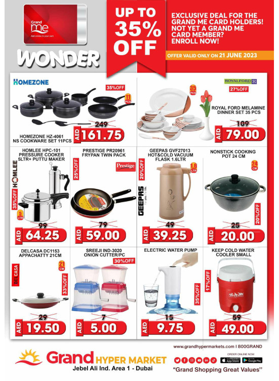 Wonder Deals - Grand Hypermarket Jebel Ali