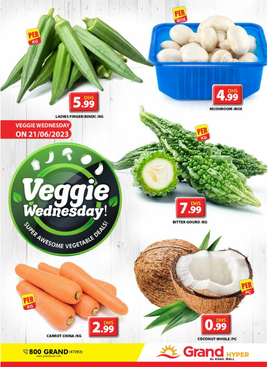 Veggie Wednesday - Grand Hyper Al khail Mall