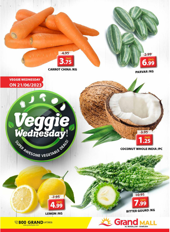 Veggie Wednesday - Grand Mall Sharjah