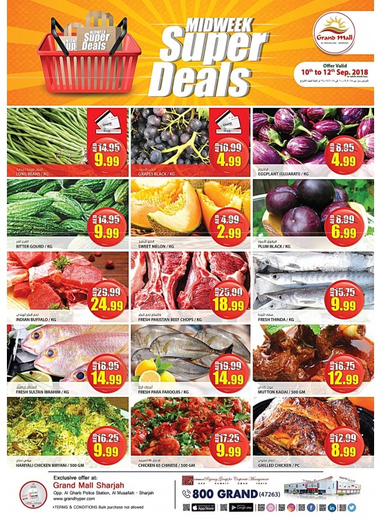 Midweek Super Deals - Grand Mall Sharjah