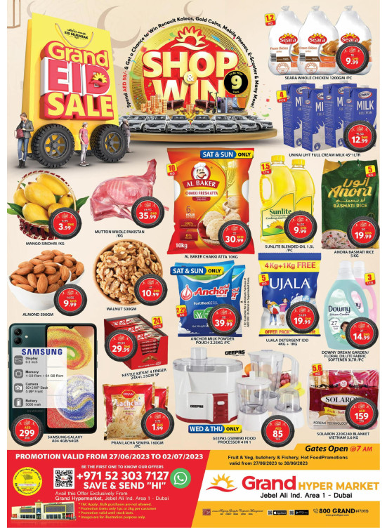 Grand Eid Sale - Grand Hypermarket Jebel Ali
