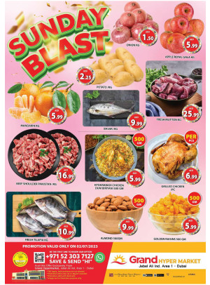 Sunday Blast - Grand Hypermarket Jebel Ali