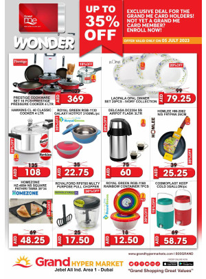 Wonder Deals - Grand Hypermarket Jebel Ali