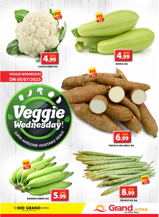 Veggie Wednesday - Grand Hyper Al khail Mall