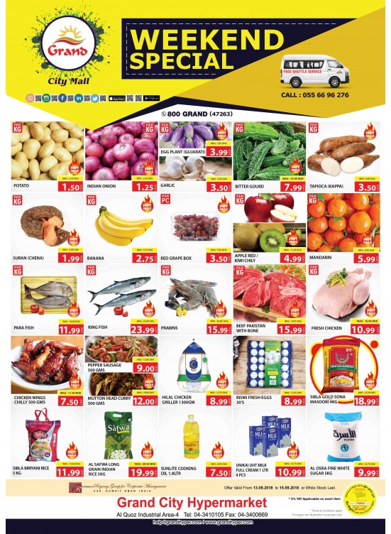 Special Weekend Offers - Grand City Mall