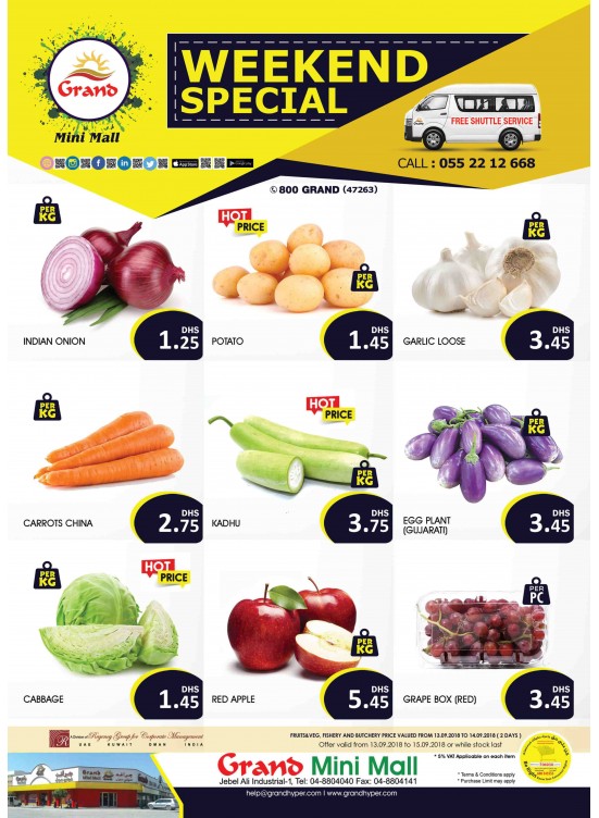 Special Weekend Offers - Grand Mini Mall