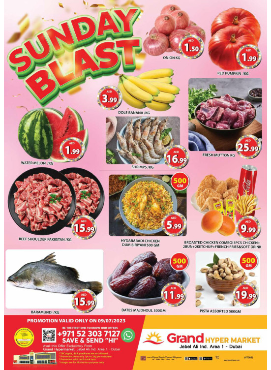 Sunday Blast - Grand Hypermarket Jebel Ali