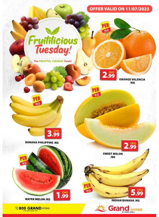 Fruitilicious Tuesday - Grand Hyper Al Khail Mall