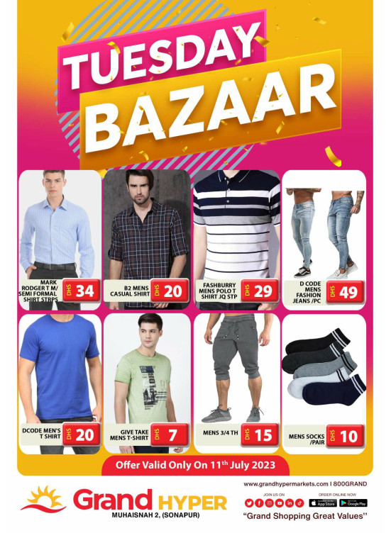 Tuesday Bazar - Grand Hyper Muhaisnah
