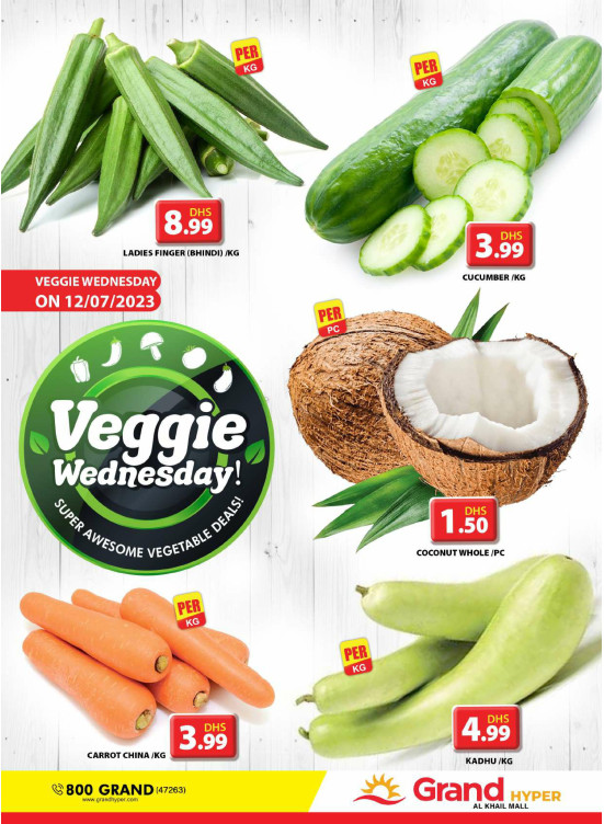 Veggie Wednesday - Grand Hyper Al khail Mall
