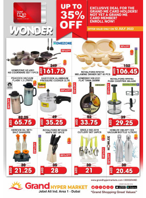Wonder Deals - Grand Hypermarket Jebel Ali