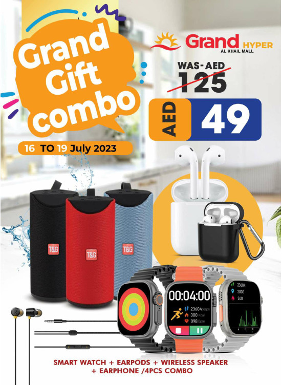 Grand Deals Grand Hyper Al Khail Mall from Grand Hypermarket until
