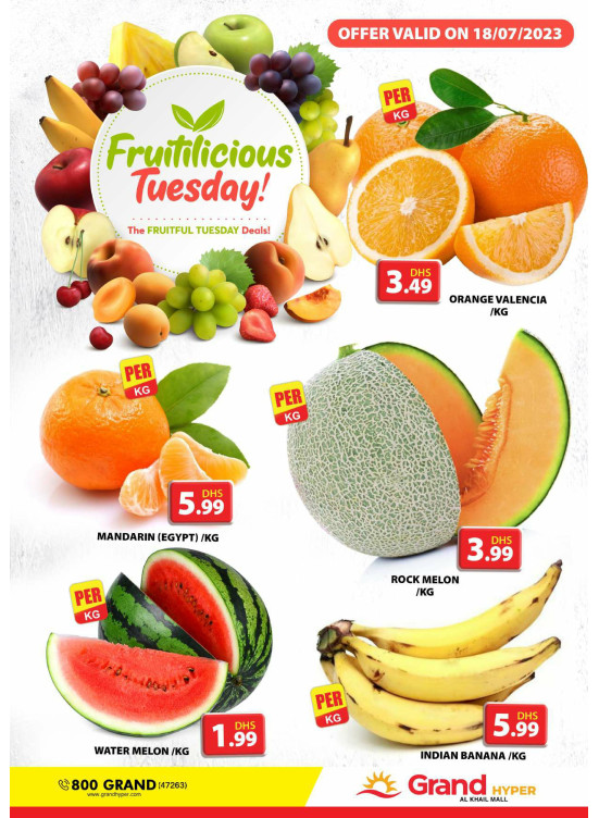Fruitilicious Tuesday - Grand Hyper Al Khail Mall