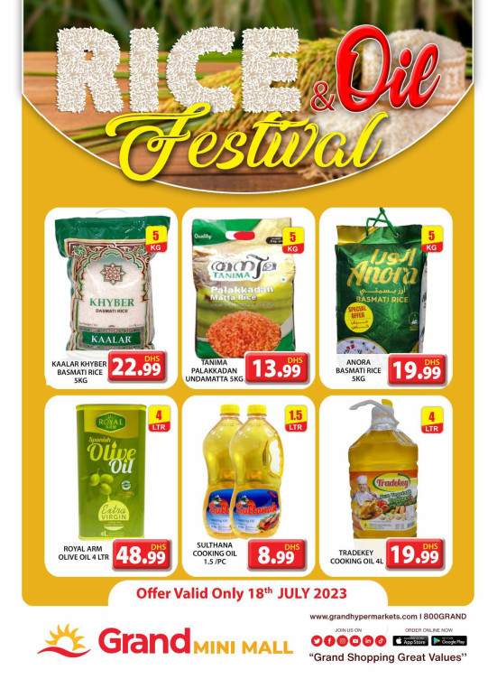 Rice & Oil Festival - Grand Mini Mall