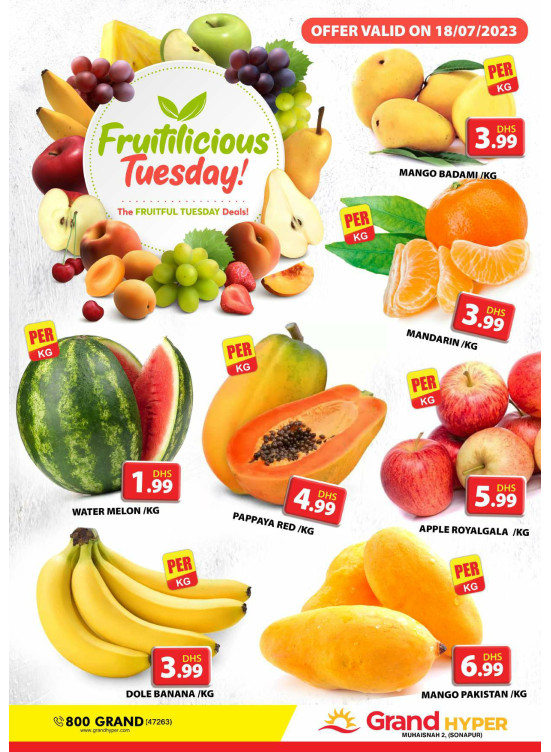 Fruitilicious Tuesday - Grand Hyper Muhaisnah