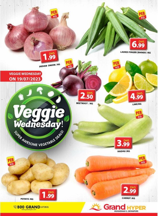 Veggie Wednesday - Grand Hyper Muhaisnah