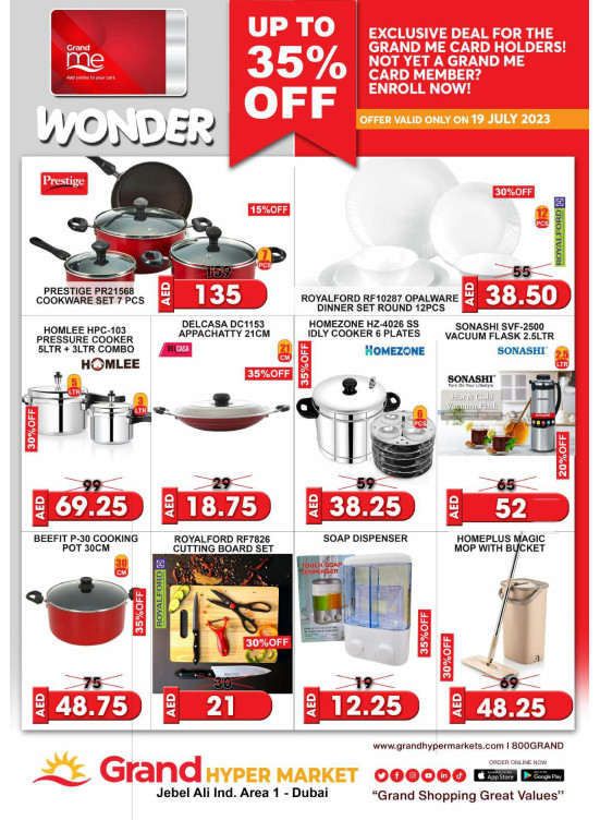 Wonder Deals - Grand Hypermarket Jebel Ali