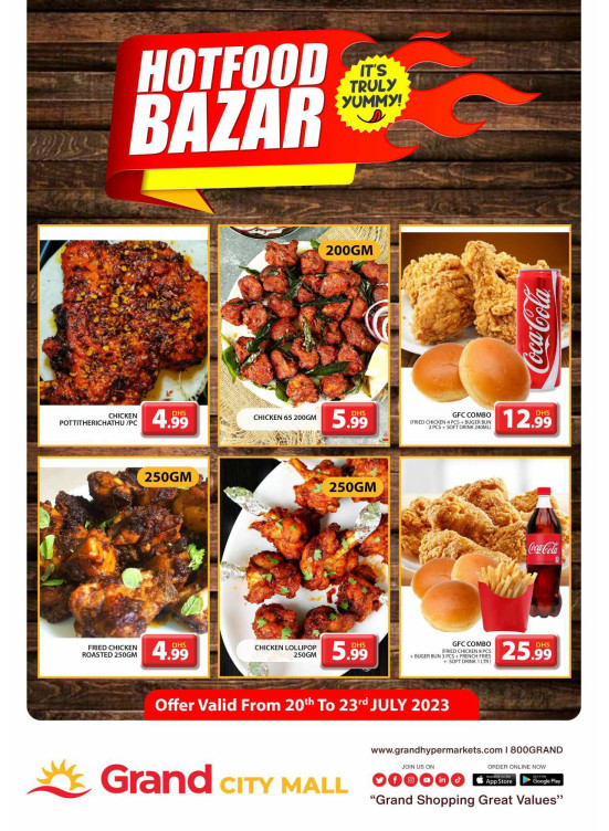 Hot Food Bazar - Grand City Mall