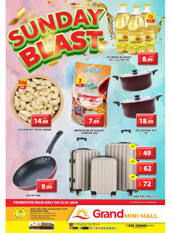 Sunday Blast - Grand Mini Mall
