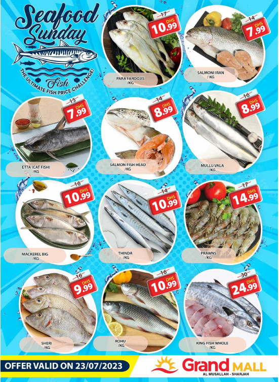 Seafood Sunday - Grand Mall Sharjah