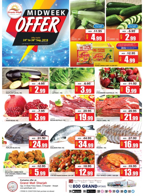 Midweek Offers - Grand Mall Sharjah