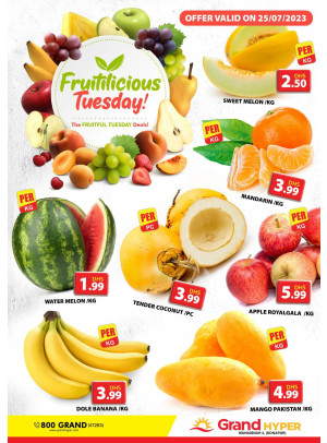 Fruitilicious Tuesday - Grand Hyper Muhaisnah