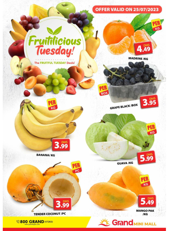 Fruitilicious Tuesday - Grand Mini Mall