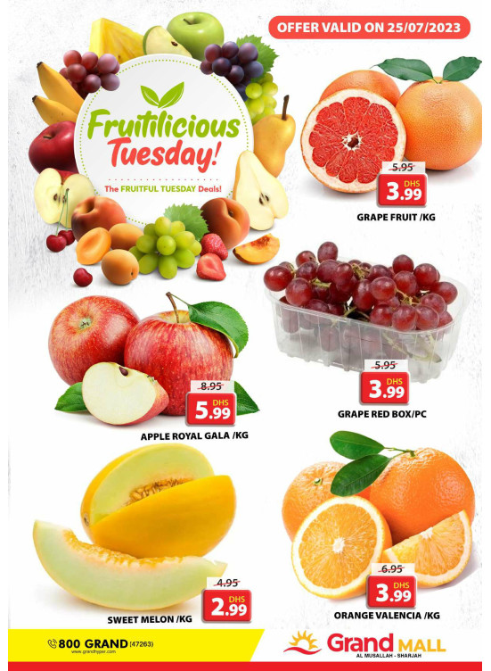 Fruitilicious Tuesday - Grand Mall Sharjah